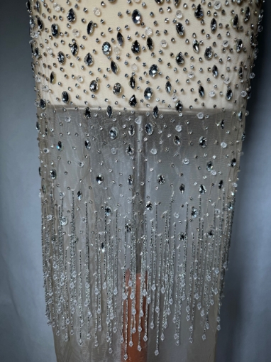 Picture of Mini dress with crystals and beads Princess