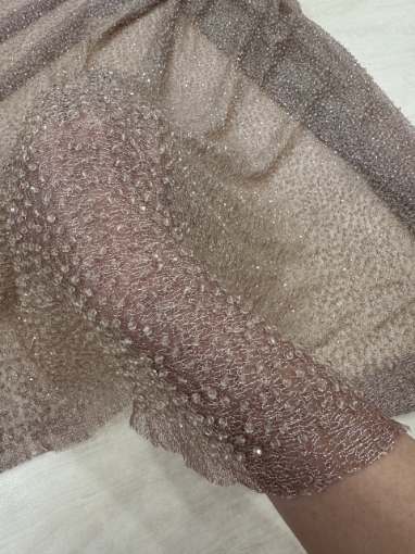 Picture of Cappuccino crystal embroidery