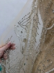 Picture of "Embroidery with crystals, pearls, and beads Champagne Rays"