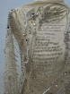 Picture of "Embroidery with crystals, pearls, and beads Champagne Rays"