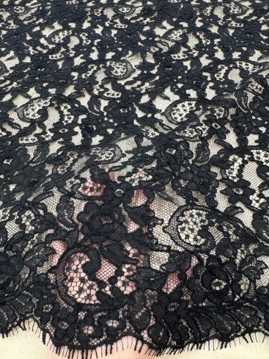 Picture of Solstiss Lace BLACK made from organic cotton