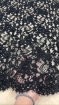Picture of Solstiss Lace BLACK made from organic cotton
