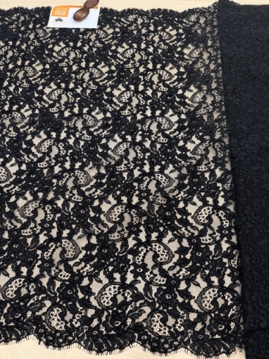 Picture of Solstiss Lace BLACK made from organic cotton