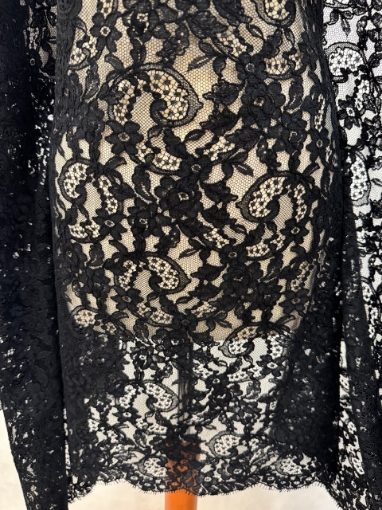 Picture of Solstiss Lace BLACK made from organic cotton