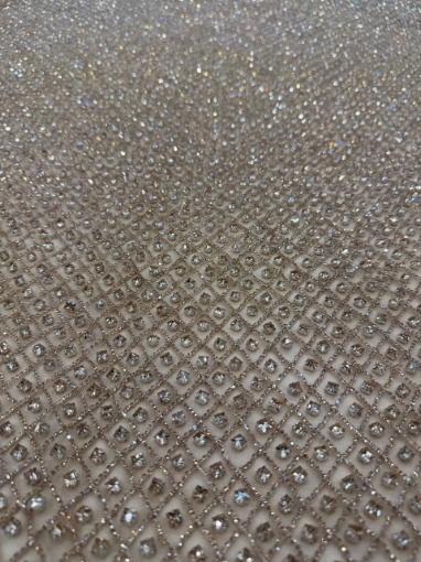 Picture of Rose champagne crystal embroidery