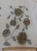 Picture of Gold Roses - Panou floral aplicatie gold&silver