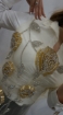 Picture of Gold Roses - Panou floral aplicatie gold&silver