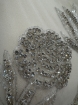Picture of Silver Leafs - Panou floral aplicatie silver - white