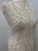 Picture of Crystal Mesh - broderie cu cristale argintii si margele - ivory
