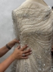 Picture of "Bead, pearl, and crystal embroidery Bridal"