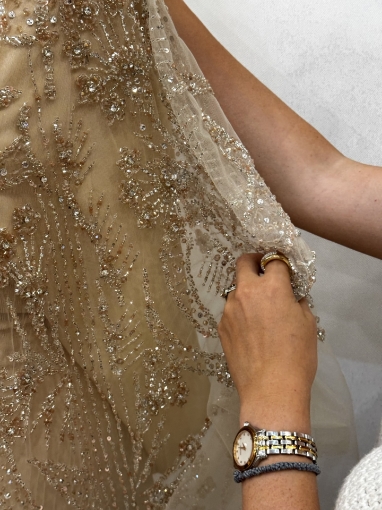 Picture of "Embroidery with Crystals and Beads Poudre"