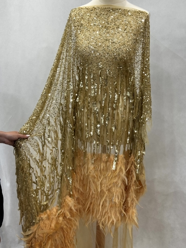 Picture of Embroidery with mirrors, beads, and sequins
