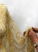 Picture of Feather and Crystal Embroidery