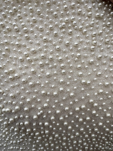Picture of "Pearl mesh lace embroidery"