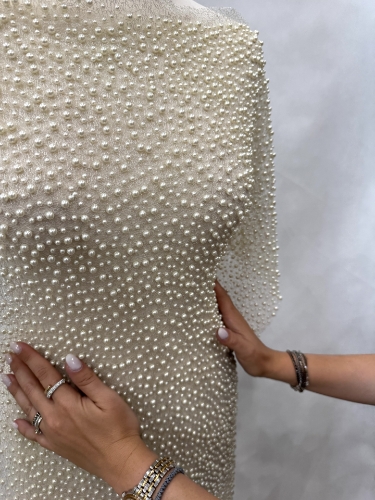 Picture of "Pearl mesh lace embroidery"