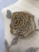 Picture of Gold Roses - Panou floral aplicatie gold&silver