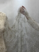 Picture of Stardust Rain Broderie cu cristale arginti si perle  - ivory