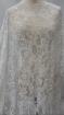 Picture of Bridal Orchids - Dantela brodata cu perle si margele - white