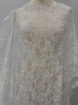 Picture of Bridal Orchids - Dantela brodata cu perle si margele - white
