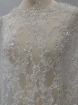 Picture of Bridal Orchids - Dantela brodata cu perle si margele - white