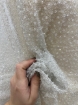Picture of Crystal Raindrops - Broderie tip plasa cu cristale - offwhite