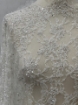 Picture of Bridal Orchids - Dantela brodata cu perle si margele - white