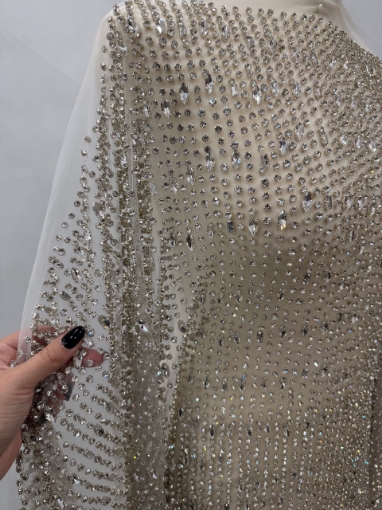 Picture of Luminous Drops - Broderie cu cristale argintii - Silver