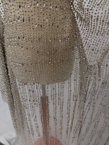 Picture of Luminous Drops - Broderie cu cristale argintii - Silver