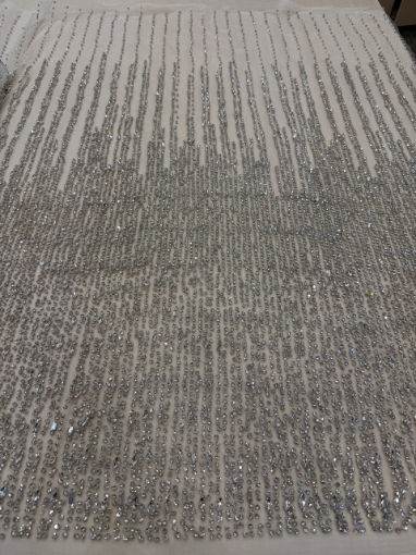 Picture of Luminous Drops - Broderie cu cristale argintii - Silver